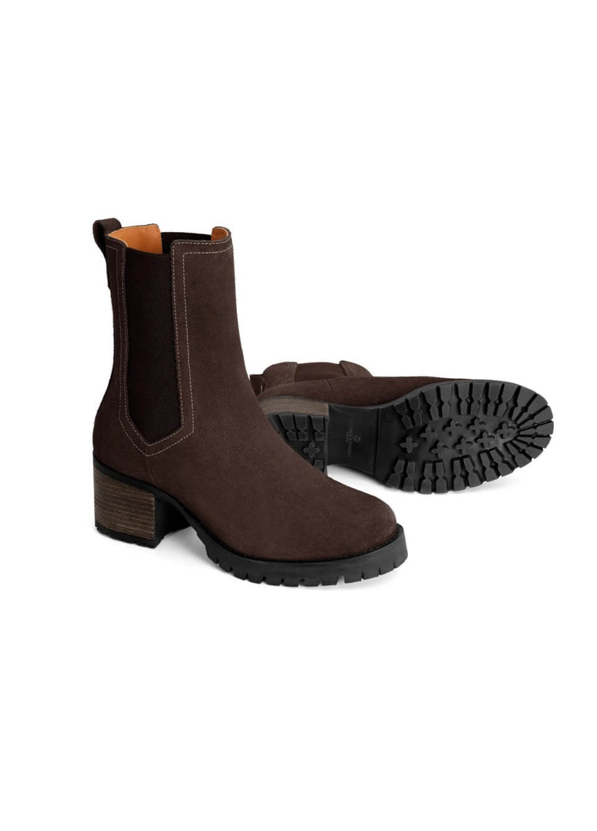 Farifax & Favor Heeled Boudica Boot - Chocolate