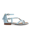 Fairfax & Favor Brancaster Sandal - Sky Blue