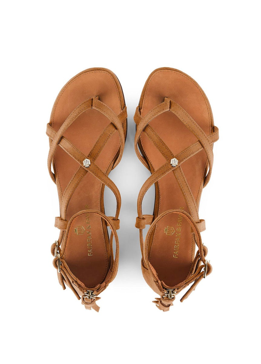 Fairfax & Favor Brancaster Sandal - Tan