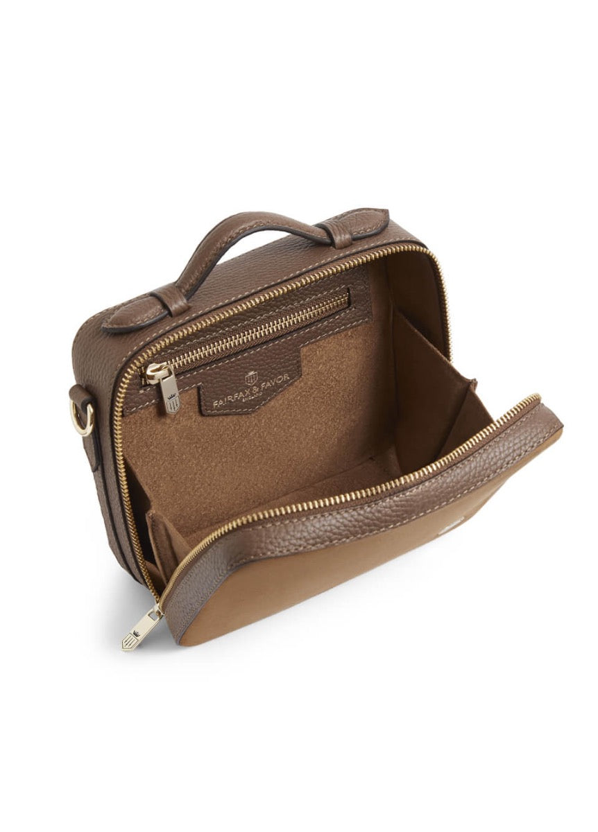 Fairfax & Favor Buckingham Crossbody Bag - Tan