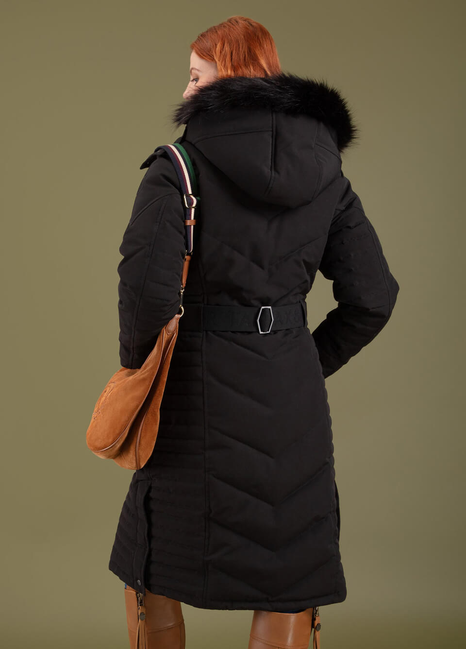 Fairfax & Favor Charlotte Long Coat - Black