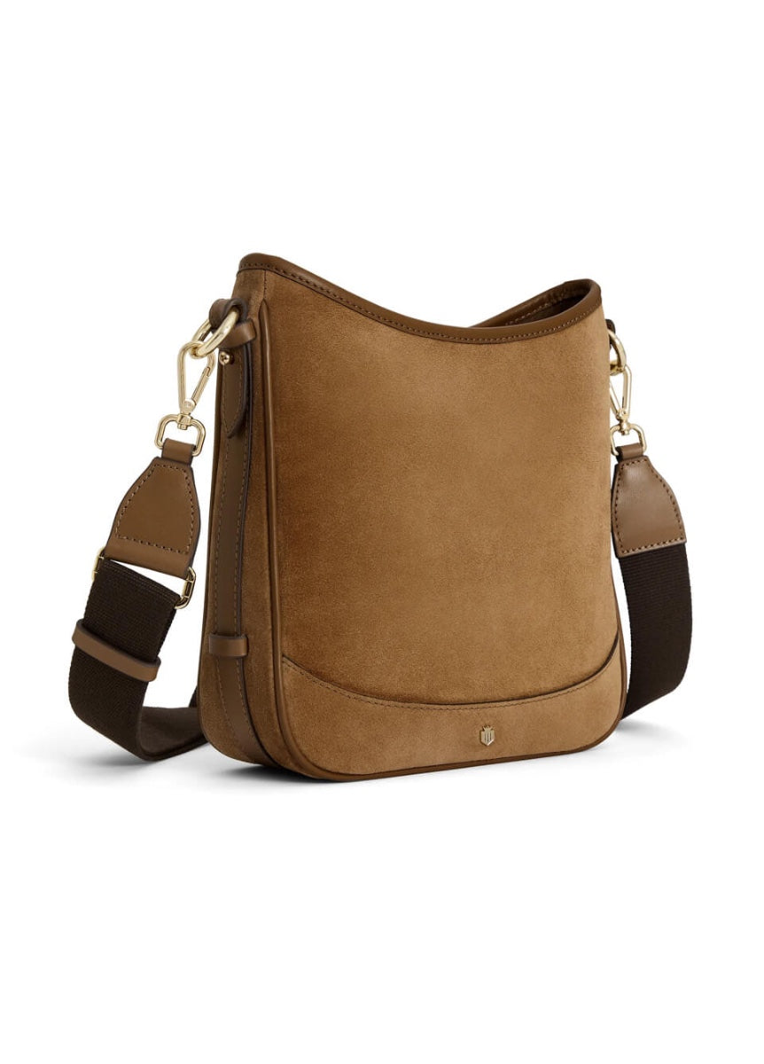 Fairfax & Favor Dartmoor Messenger Bag - Tan Suede