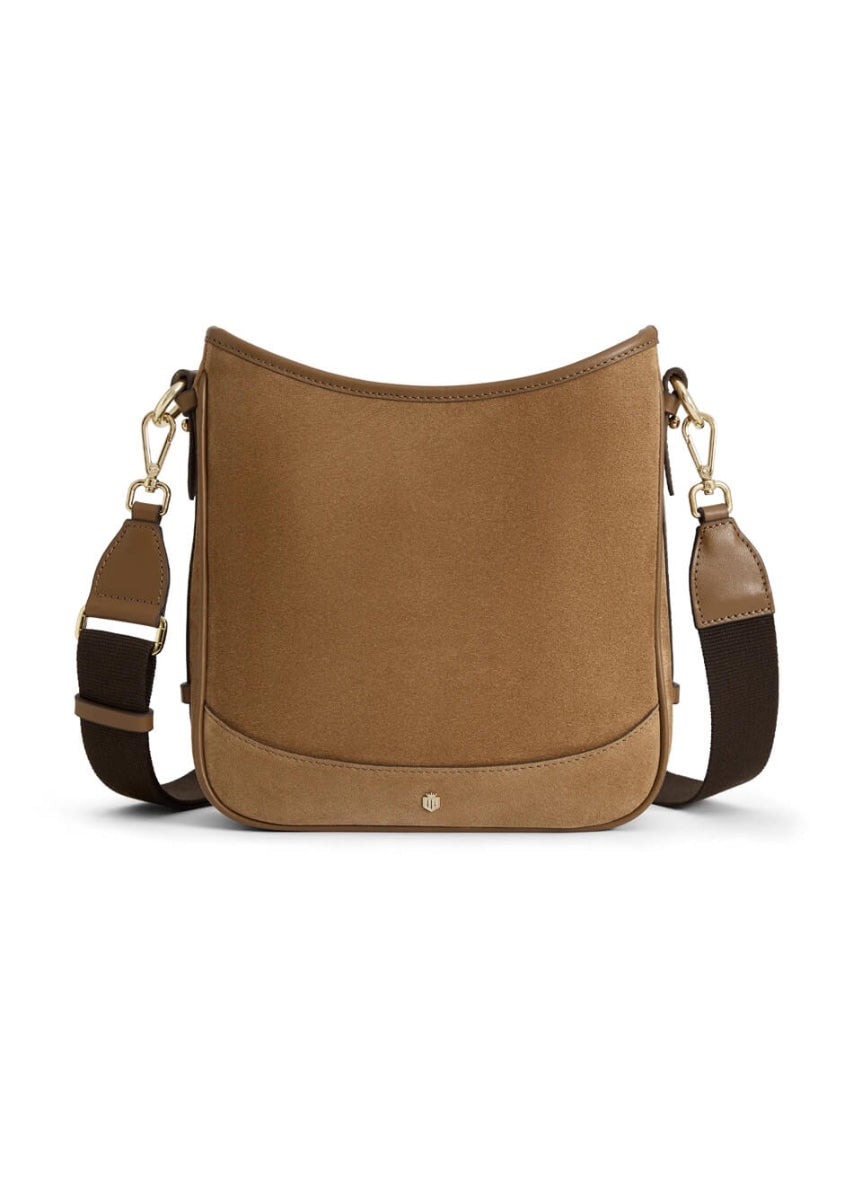 Fairfax & Favor Dartmoor Messenger Bag - Tan Suede