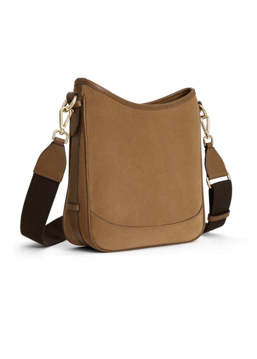 Fairfax & Favor Dartmoor Messenger Bag - Tan Suede