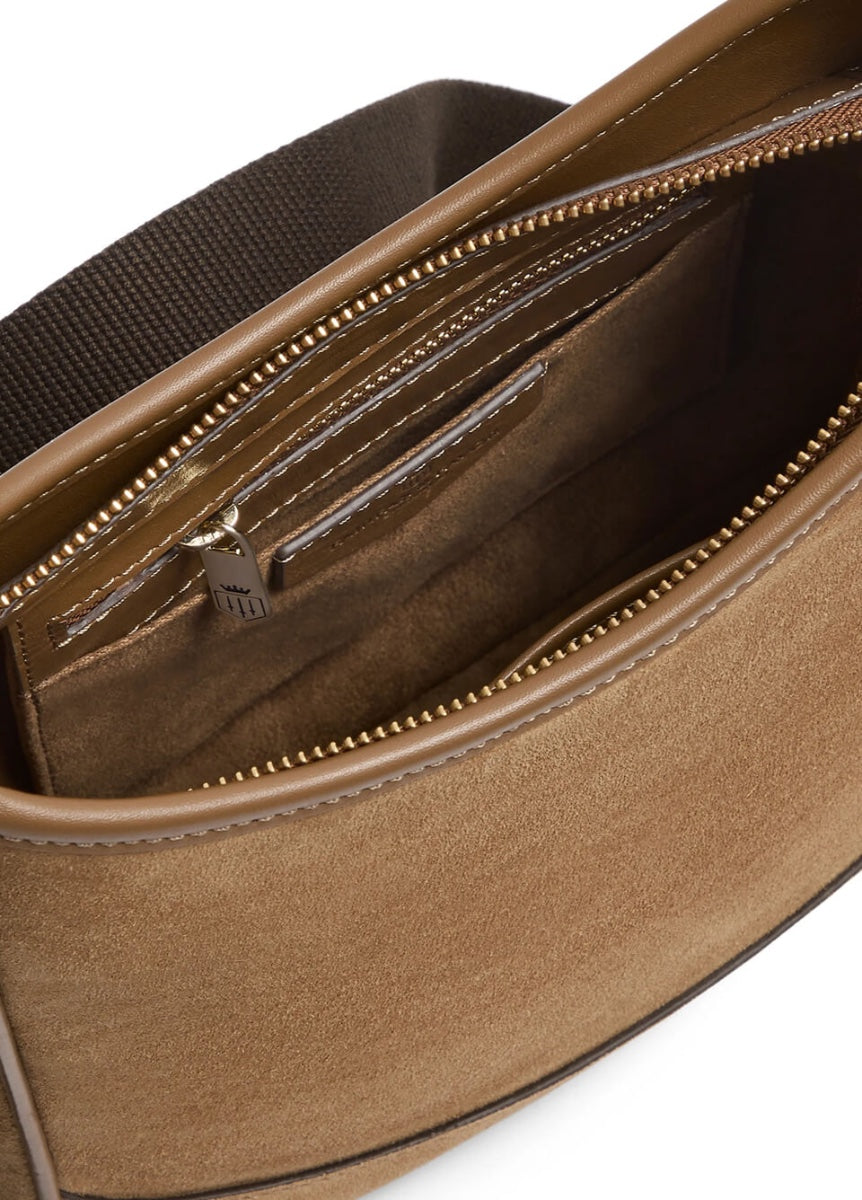 Fairfax & Favor Dartmoor Messenger Bag - Tan Suede