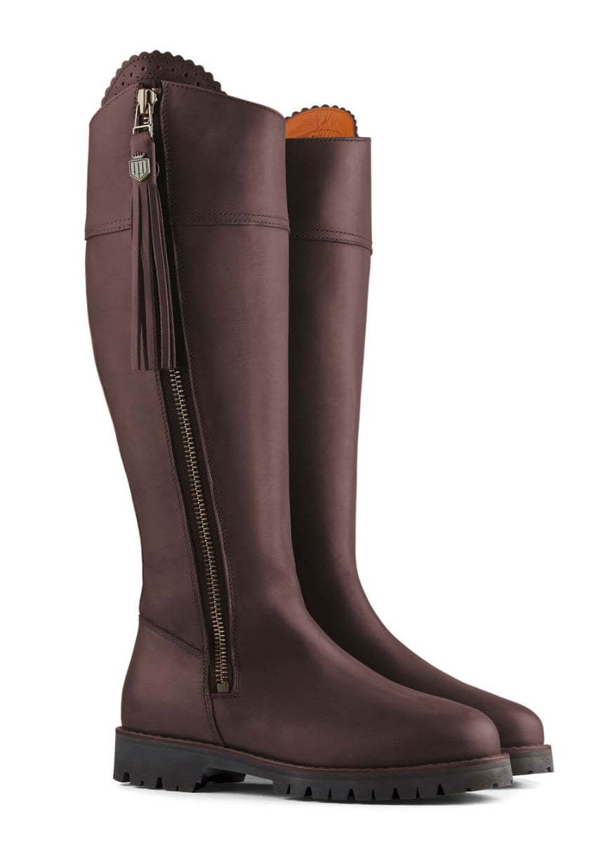 Fairfax & Favor Explorer Boot Sporting Fit - Mahogany