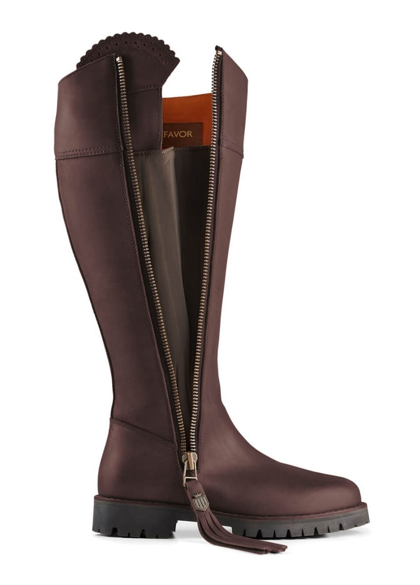 Fairfax & Favor Explorer Boot Sporting Fit - Mahogany
