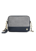 Fairfax & Favor Finsbury Crossbody Bag - Denim Suede