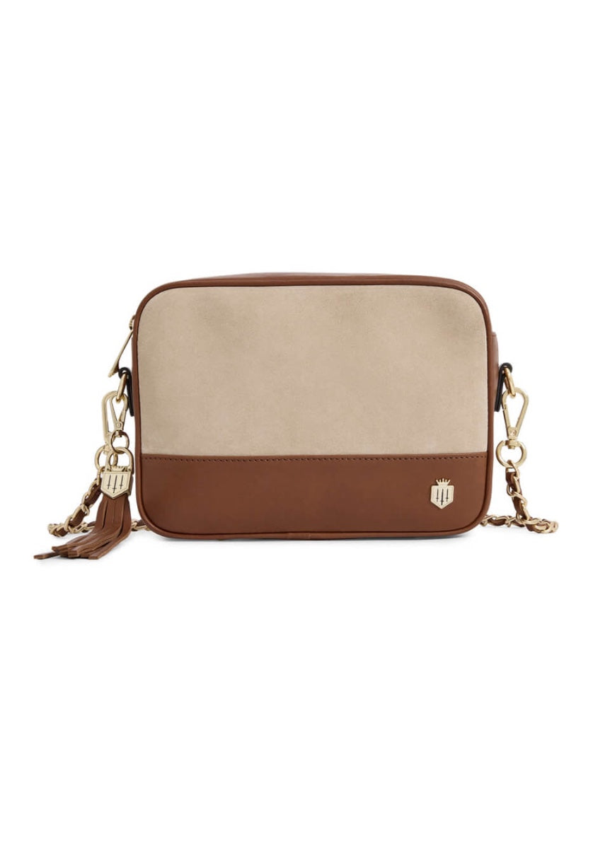 Fairfax & Favor Finsbury Crossbody Bag - Tan/Stone