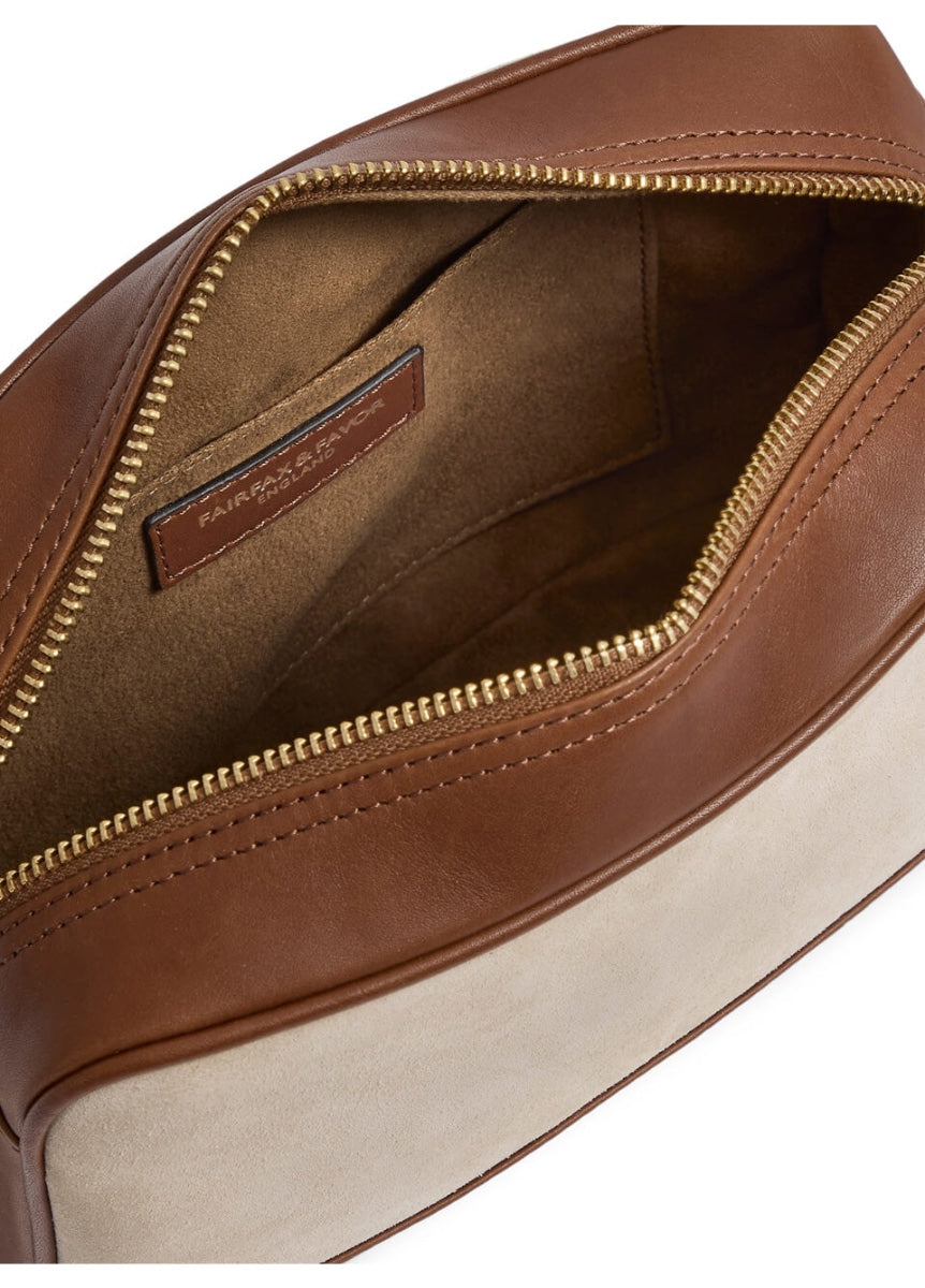 Fairfax & Favor Finsbury Crossbody Bag - Tan/Stone
