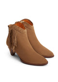 Fairfax & Favor Fringed Regina Ankle Boot - Tan