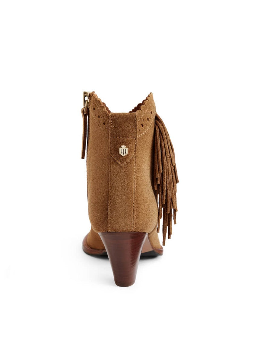 Fairfax & Favor Fringed Regina Ankle Boot - Tan