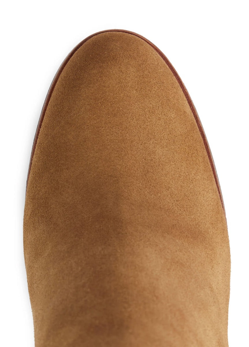Fairfax & Favor High Heeled Regina Suede Boot - Tan