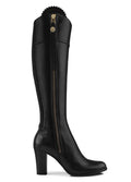 Fairfax & Favor High Heeled Regina Leather Boot - Black