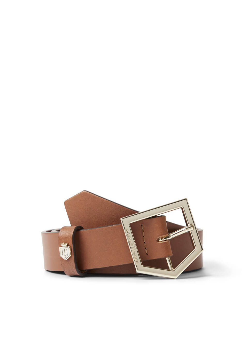 Fairfax & Favor New Leather Sennowe Belt - Tan