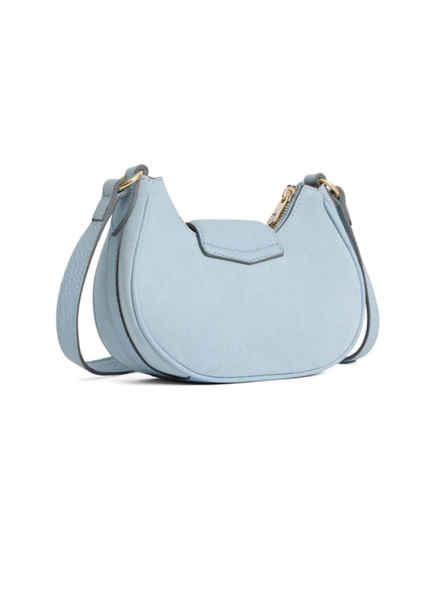 Fairfax & Favor Micro Windsor Crossbody Bag - Sky Blue