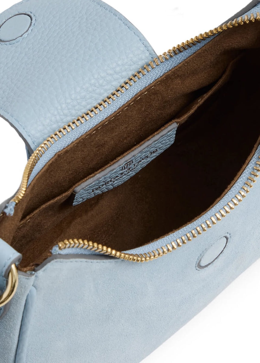 Fairfax & Favor Micro Windsor Crossbody Bag - Sky Blue