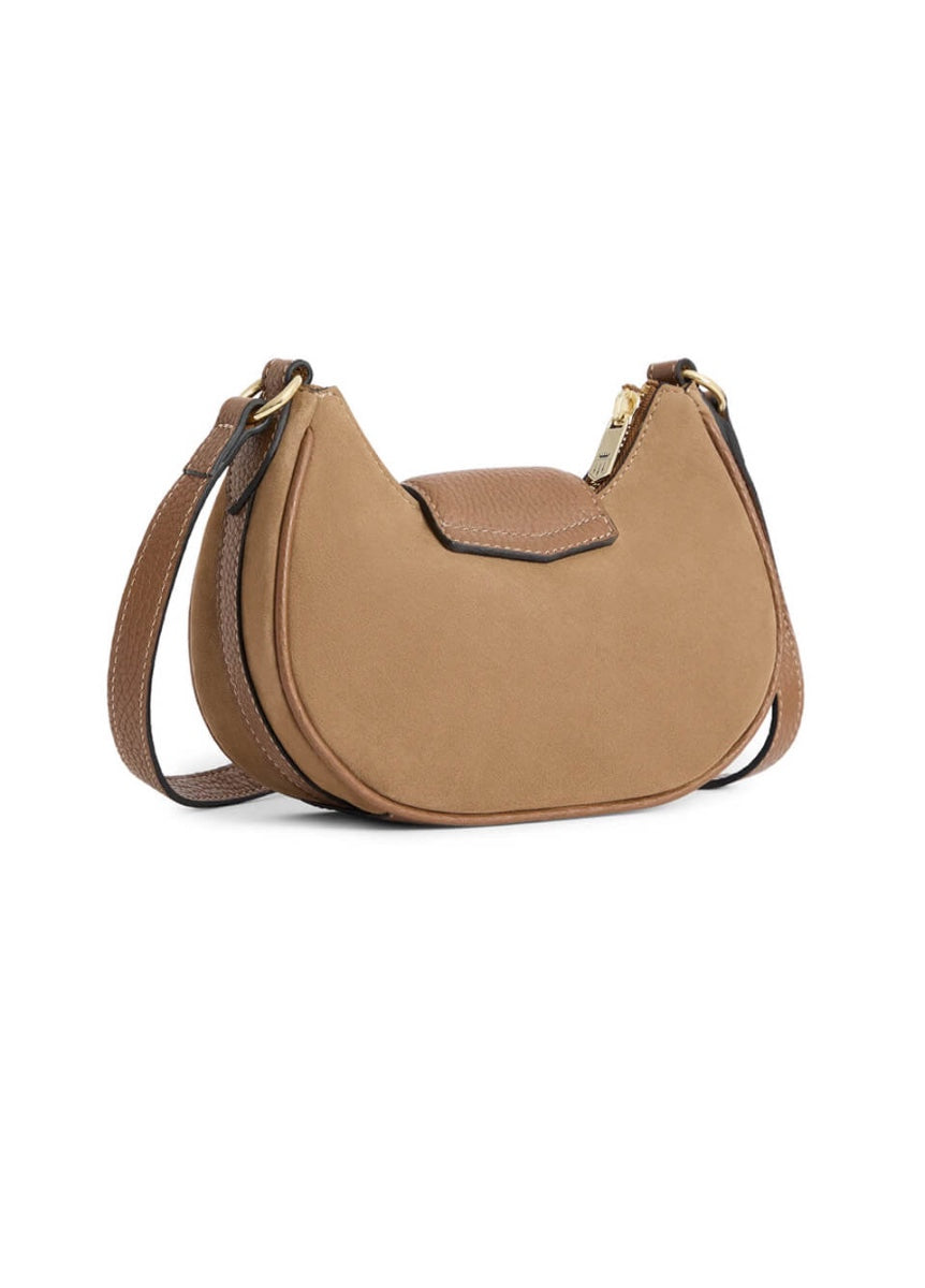 Fairfax & Favor Micro Windsor Crossbody Bag - Tan
