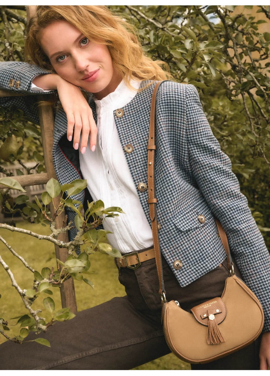 Fairfax & Favor Micro Windsor Crossbody Bag - Tan