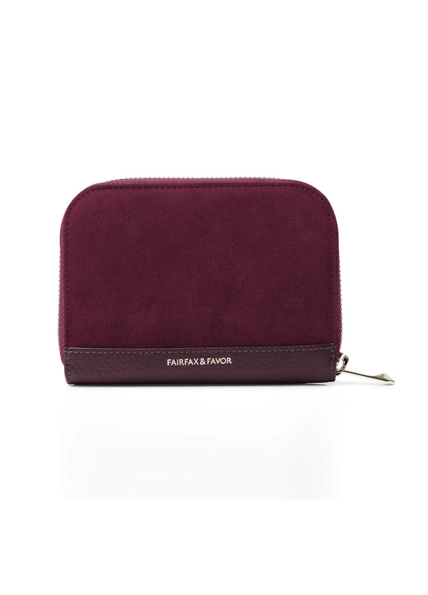 Fairfax & Favor Mini Salisbury Purse - Elderberry