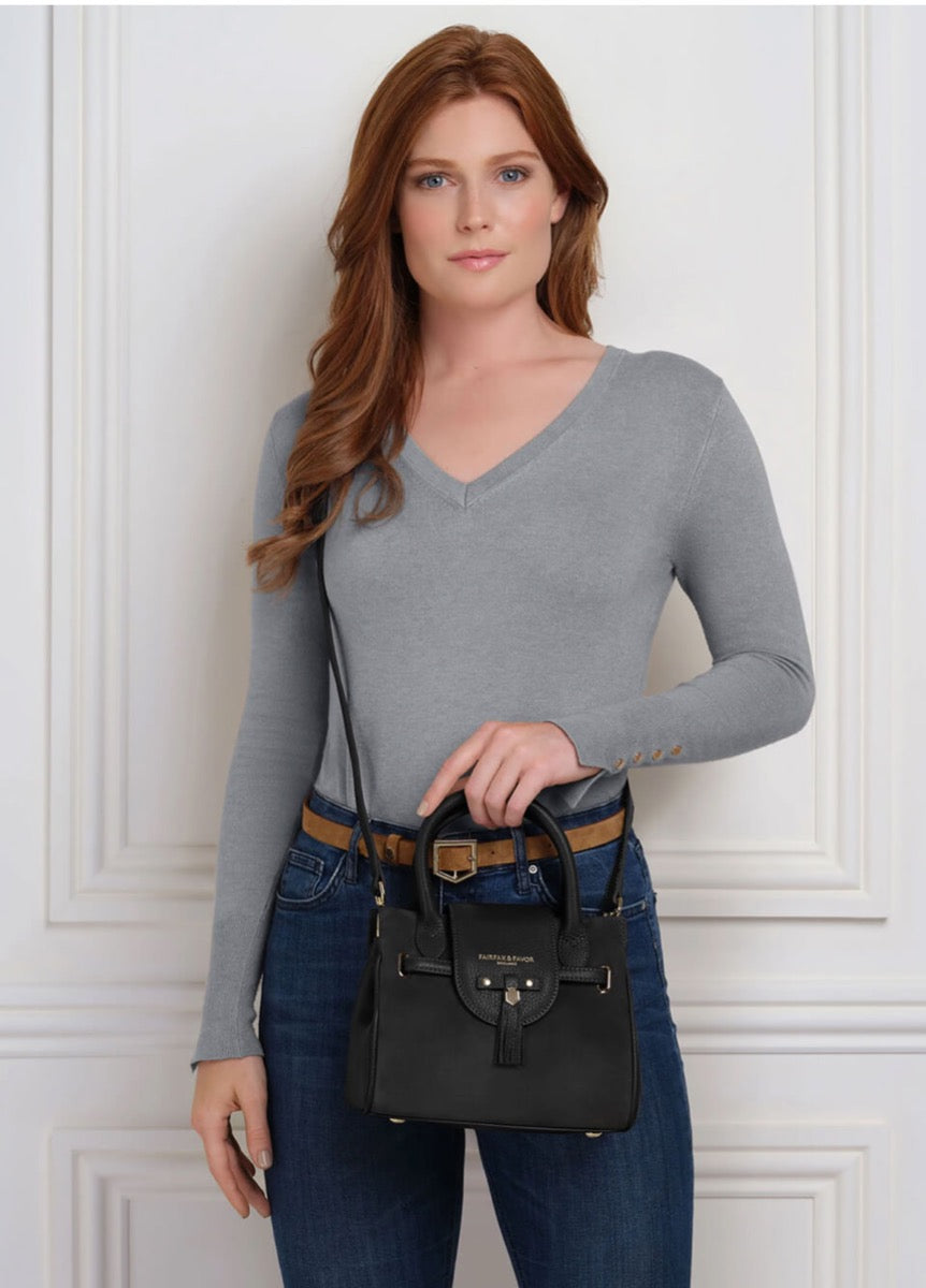 Fairfax & Favor Mini Windsor Handbag - Black