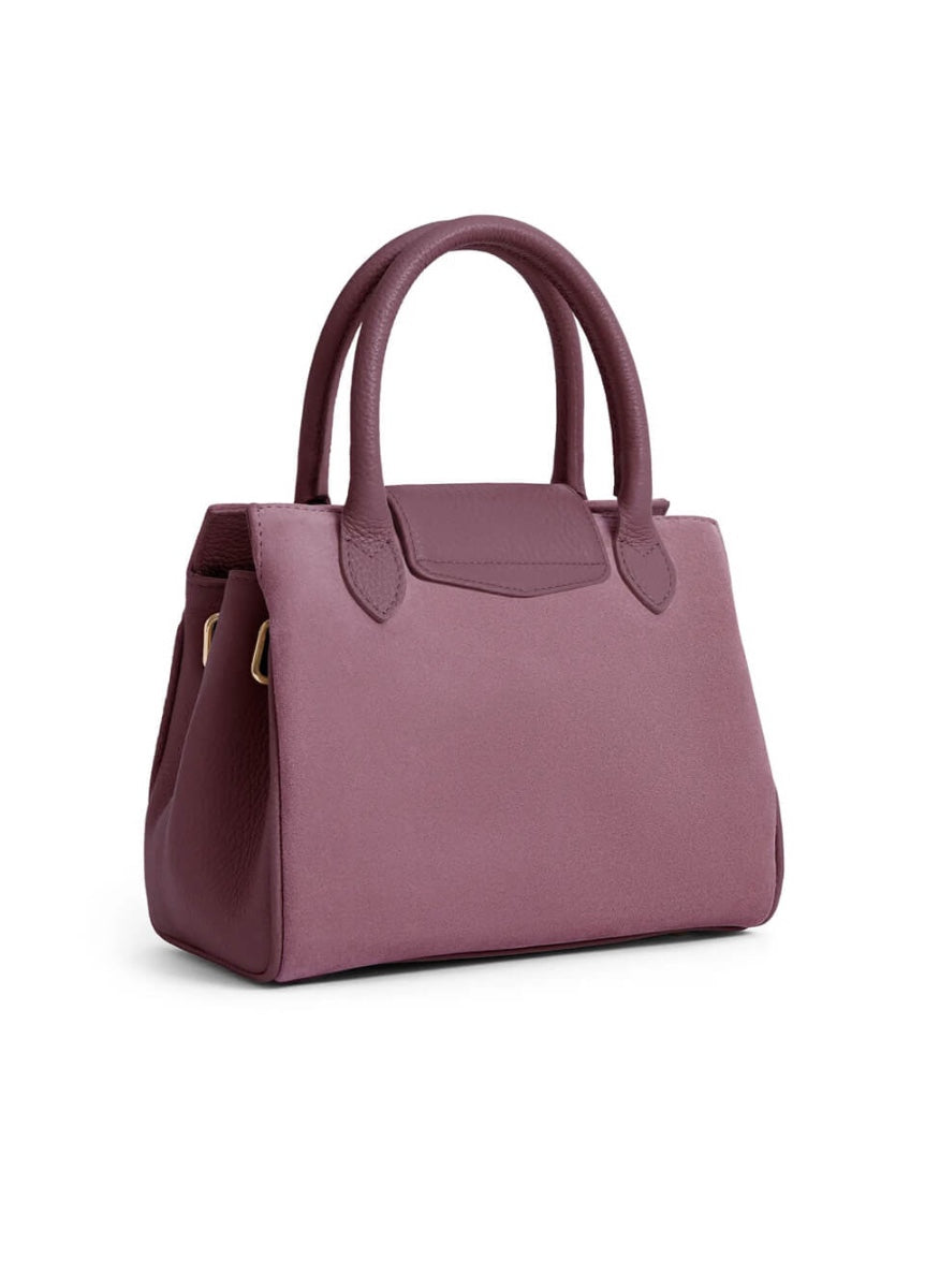 Fairfax & Favor Mini Windsor Handbag - Heather Suede