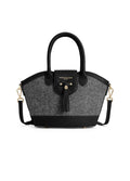 Fairfax & Favor Mini Windsor Tote - Black Herringbone
