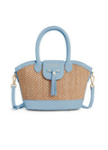 Fairfax & Favor Mini Windsor Basket Bag - Sky Blue