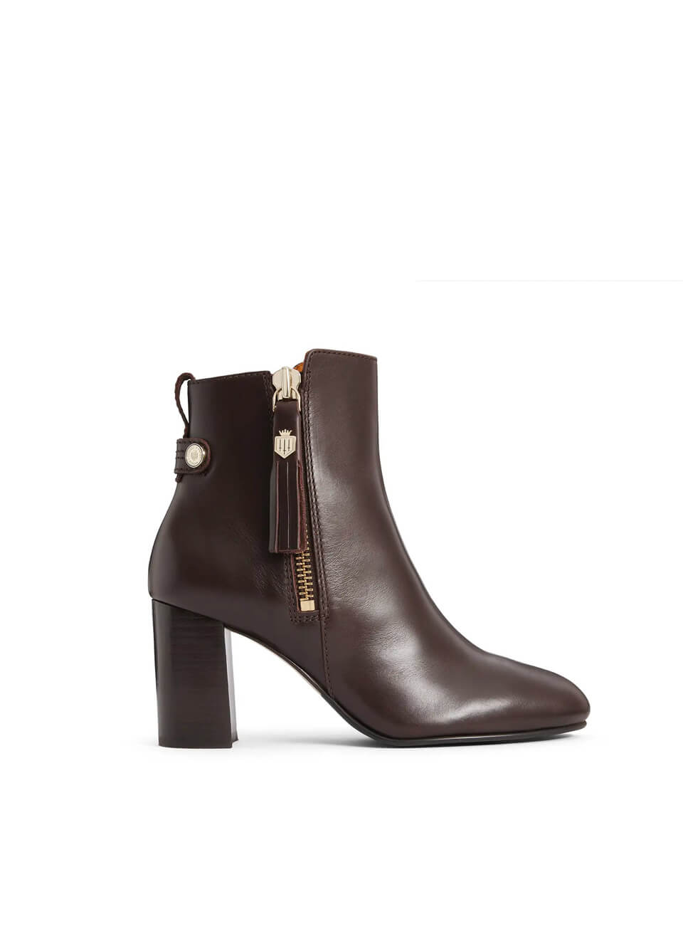 Fairfax & Favor Oakham Ankle Boot - Mahogany Leather