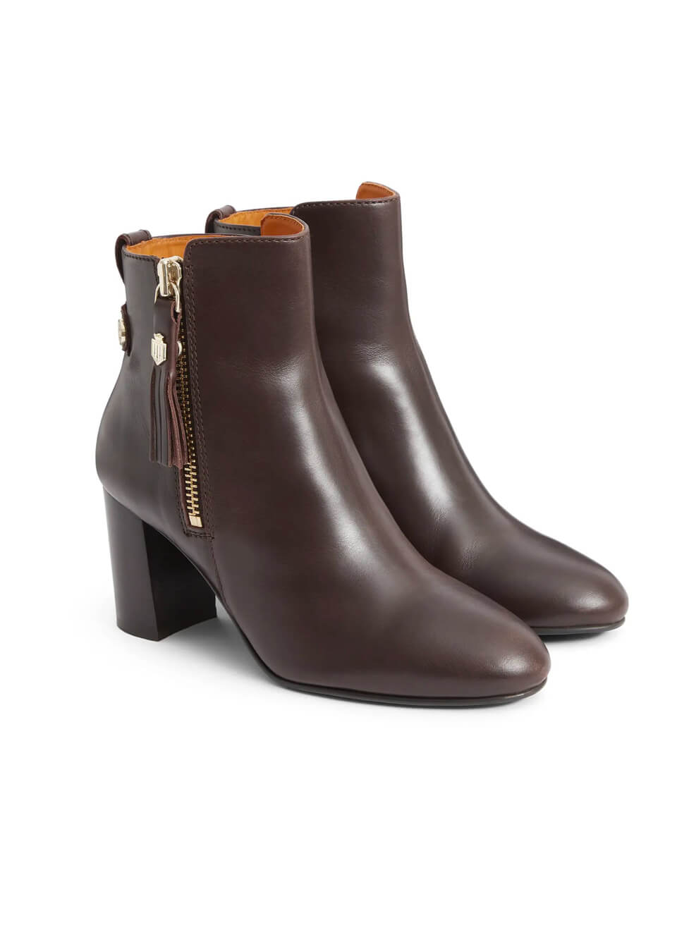 Fairfax & Favor Oakham Ankle Boot - Mahogany Leather