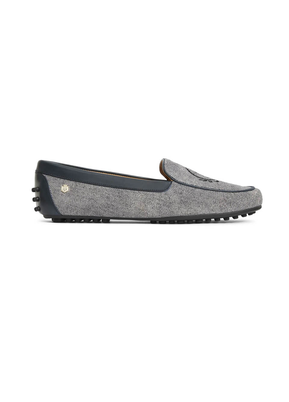 Fairfax & Favor Richmond Driving Shoe - Denim Suede