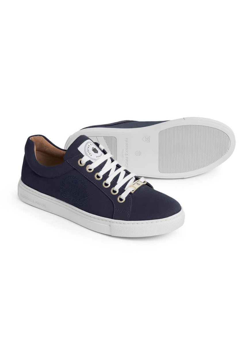 Fairfax & Favor Richmond Trainer - Navy Suede
