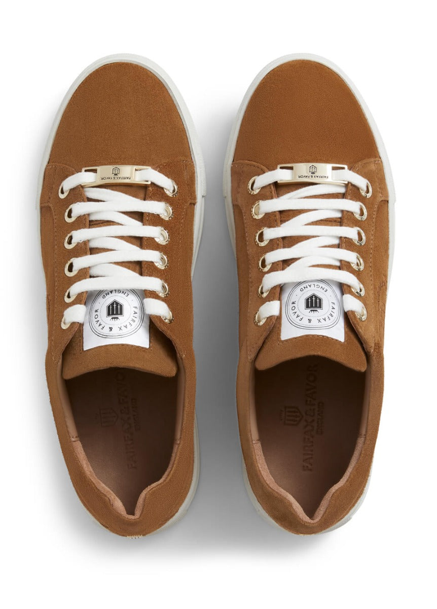 Fairfax & Favor Richmond Trainer - Tan Suede