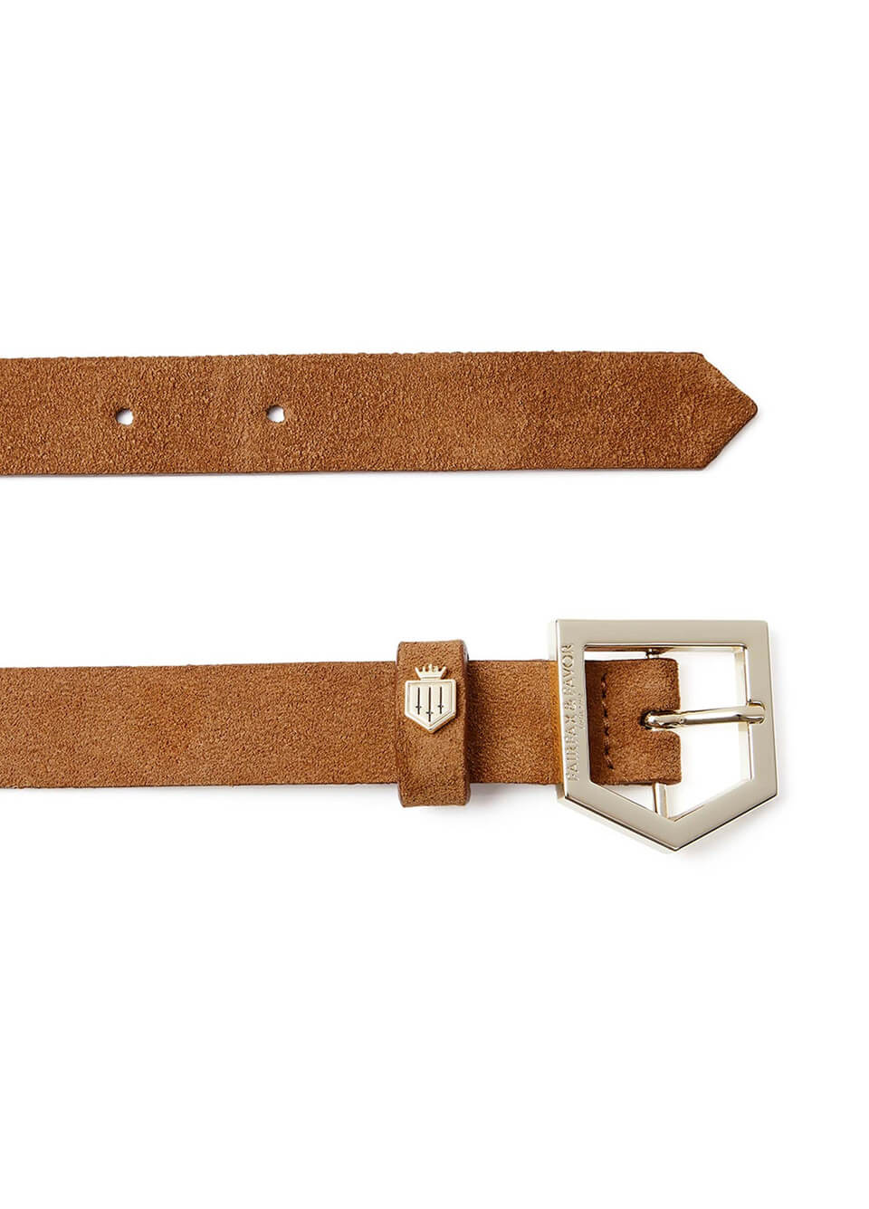 Fairfax & Favor New Style Sennowe Suede Belt - Tan