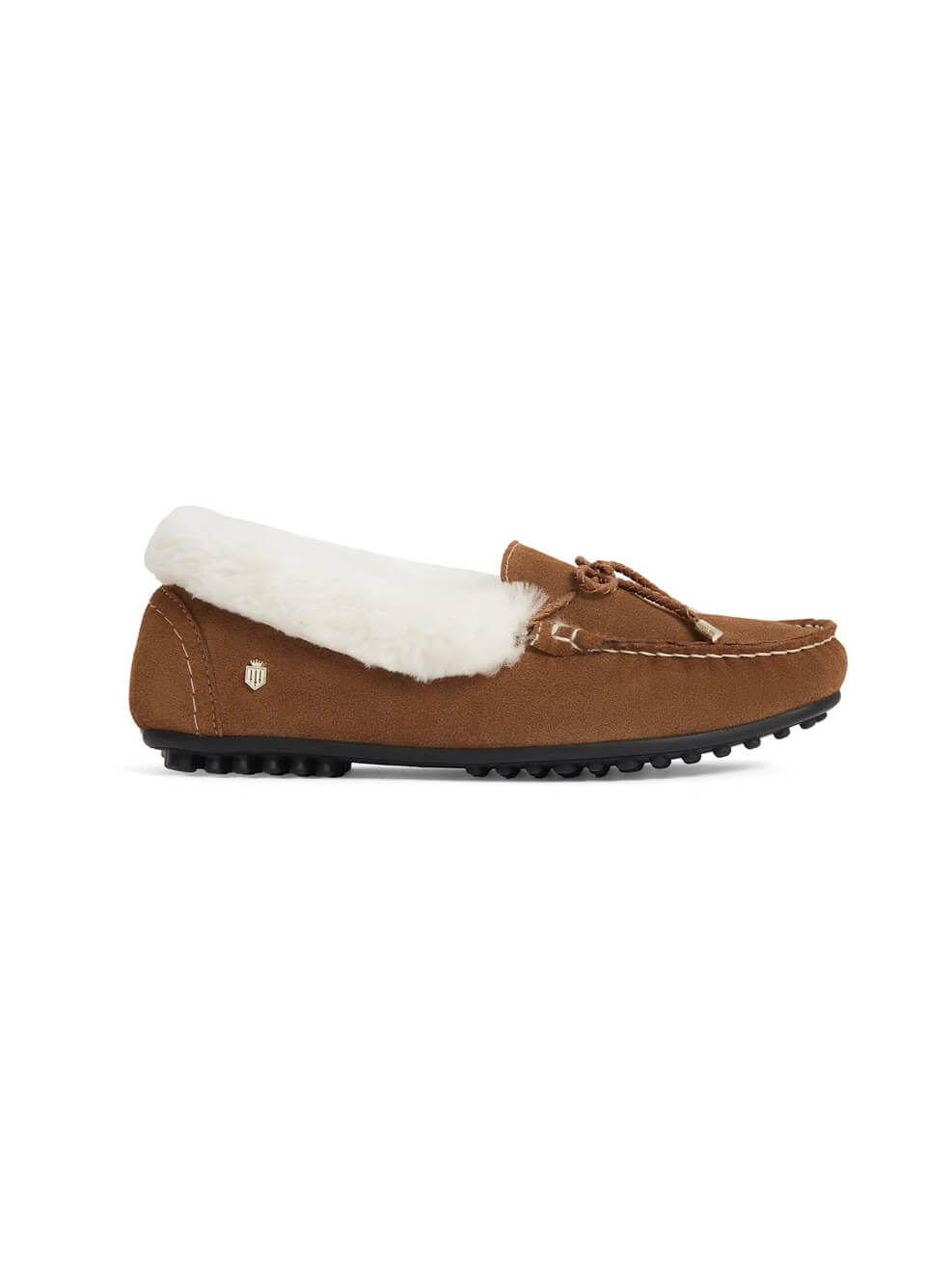 Fairfax & Favor Henley Shearling Slipper - Tan
