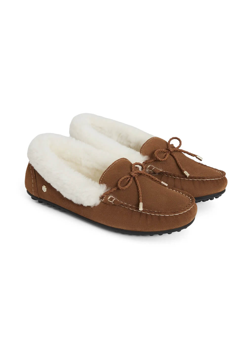 Fairfax & Favor Henley Shearling Slipper - Tan