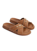 Fairfax & Favor Southwold Sandal - Tan Leather