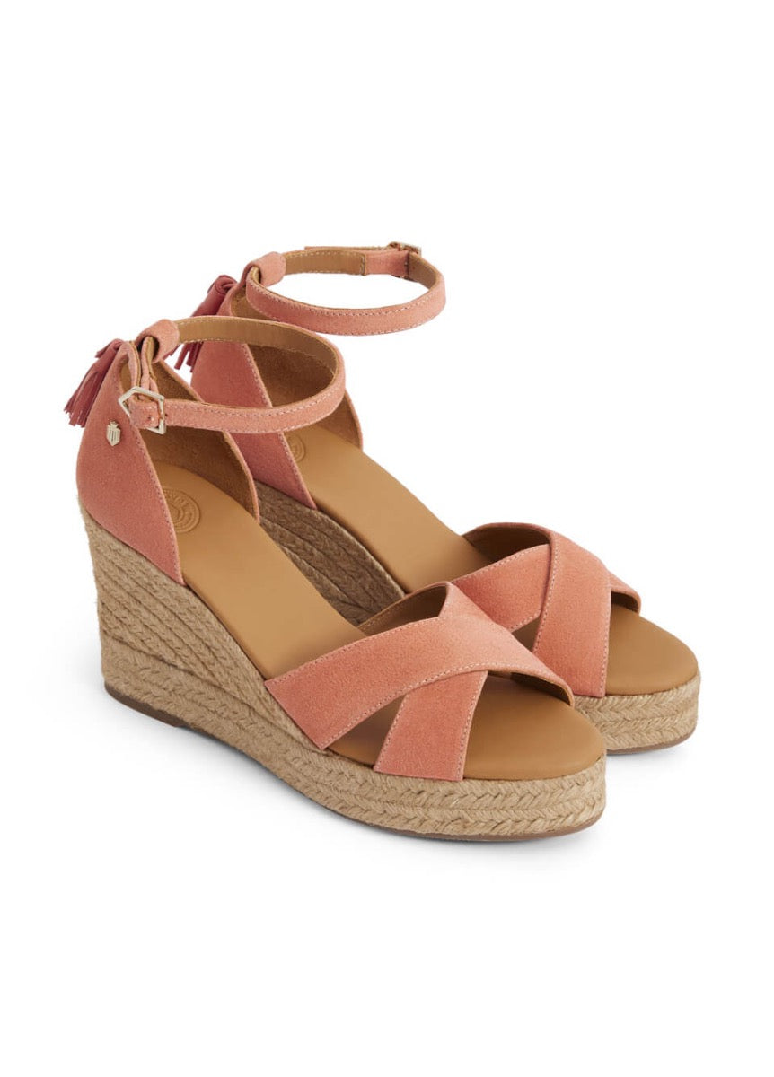 Fairfax & Favor Valencia Wedge - Melon