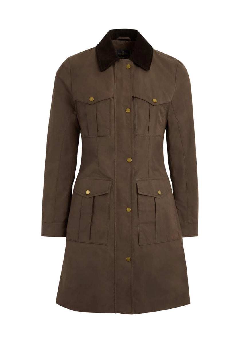 Fairfax & Favor The Violet Wax Coat - Bracken