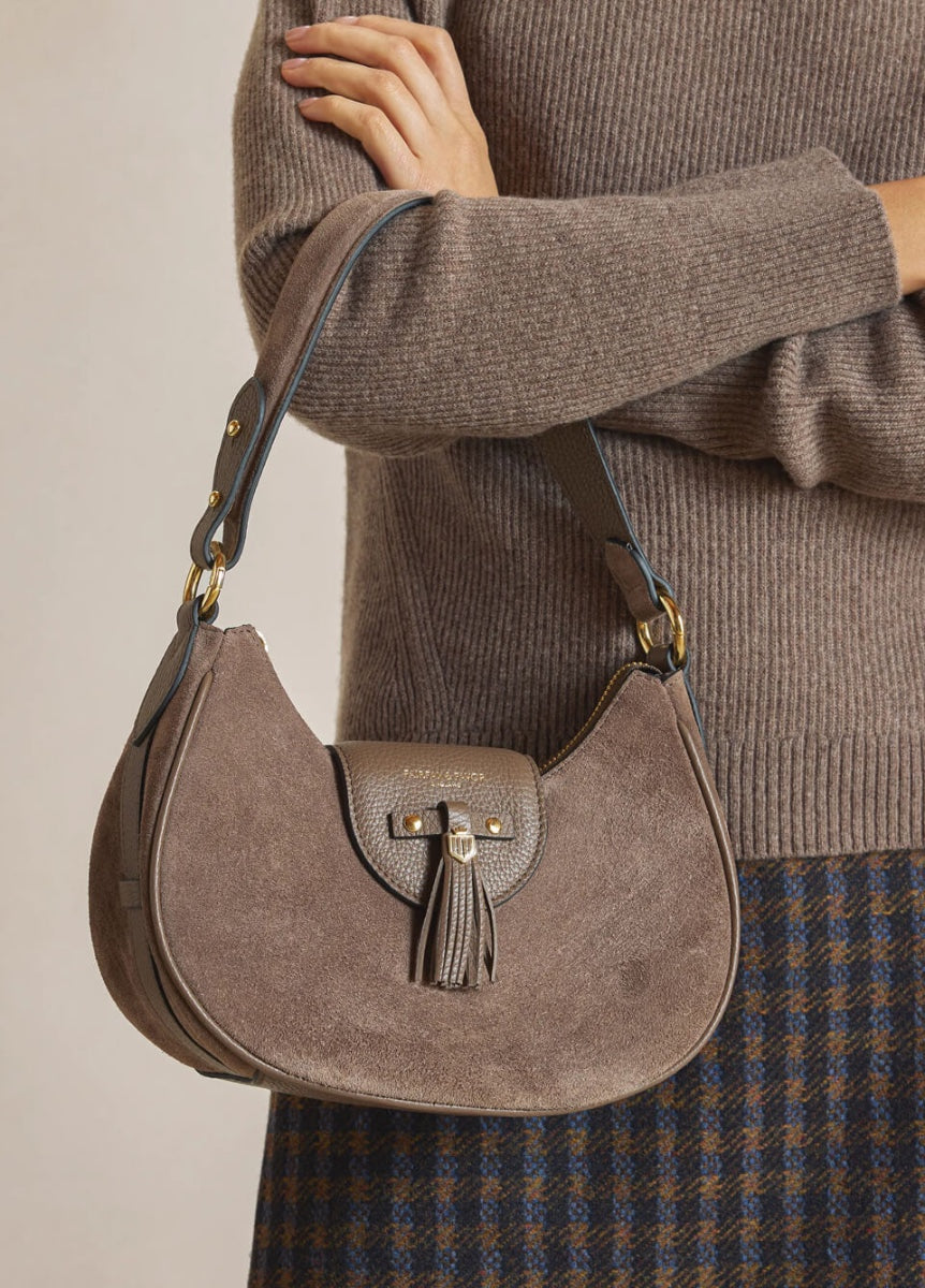 Fairfax & Favor Windsor Shoulder Bag - Deep Taupe