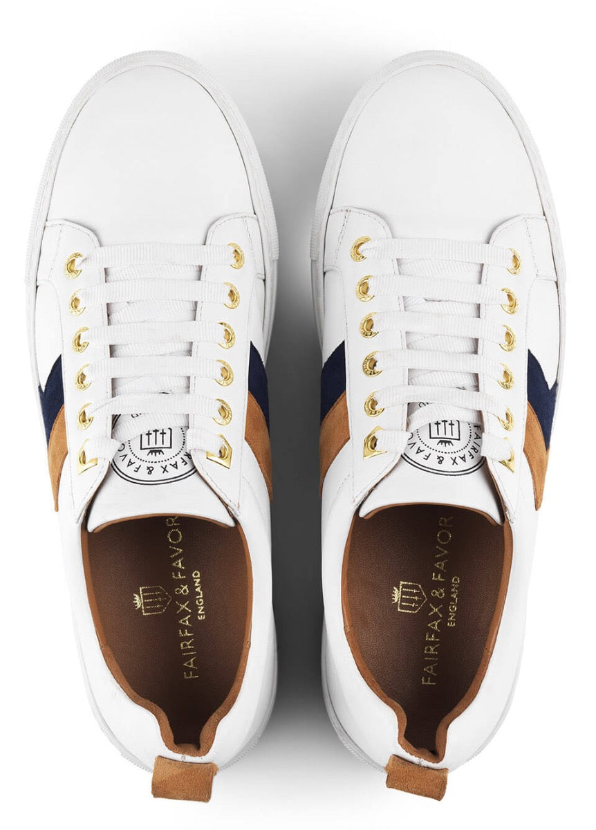 Fairfax & Favor Alexandra Trainer - White