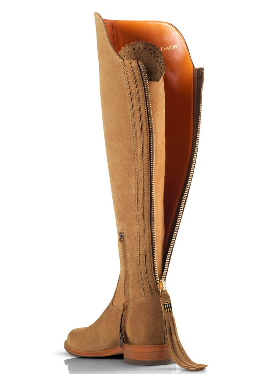 Fairfax & Favor Flat Amira Boot - Tan