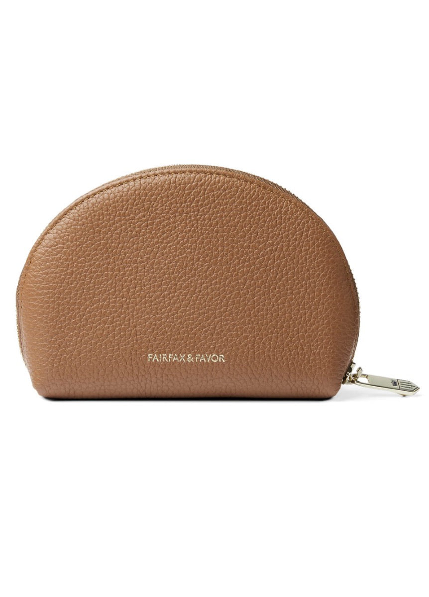 Fairfax & Favor Chiltern Leather Coin Purse - Tan