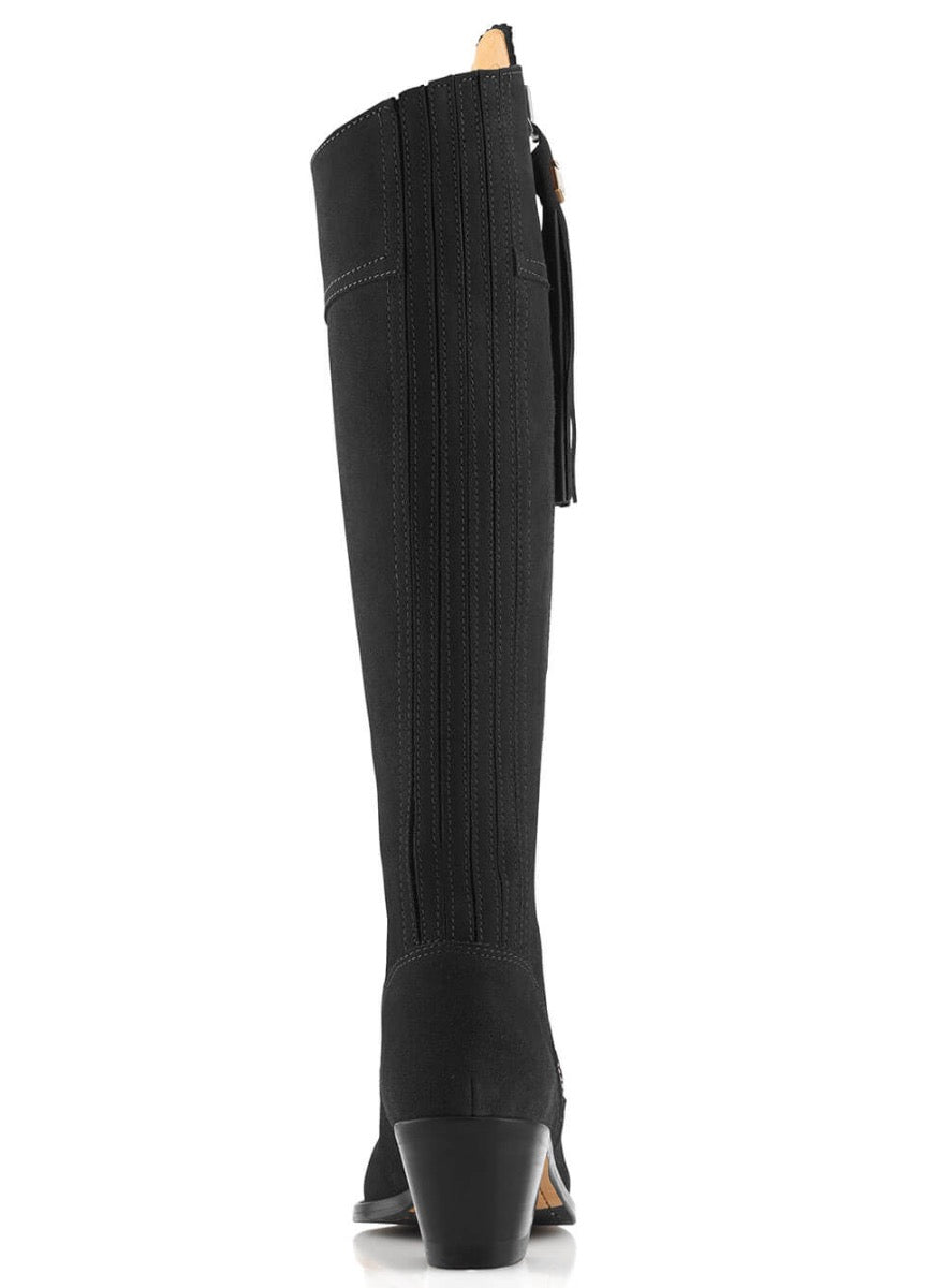 Fairfax & Favor Heeled Regina Boot - Black
