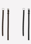 Ps of Sweden Flat Throatlash with Light Stitches - Brown