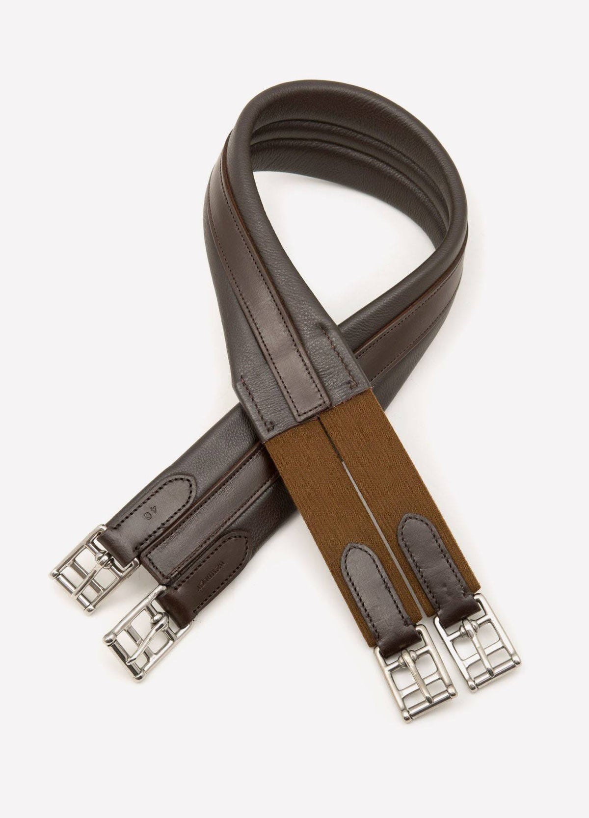 E. Jeffries Wembley Vagabond Elasticated Girth - Brown