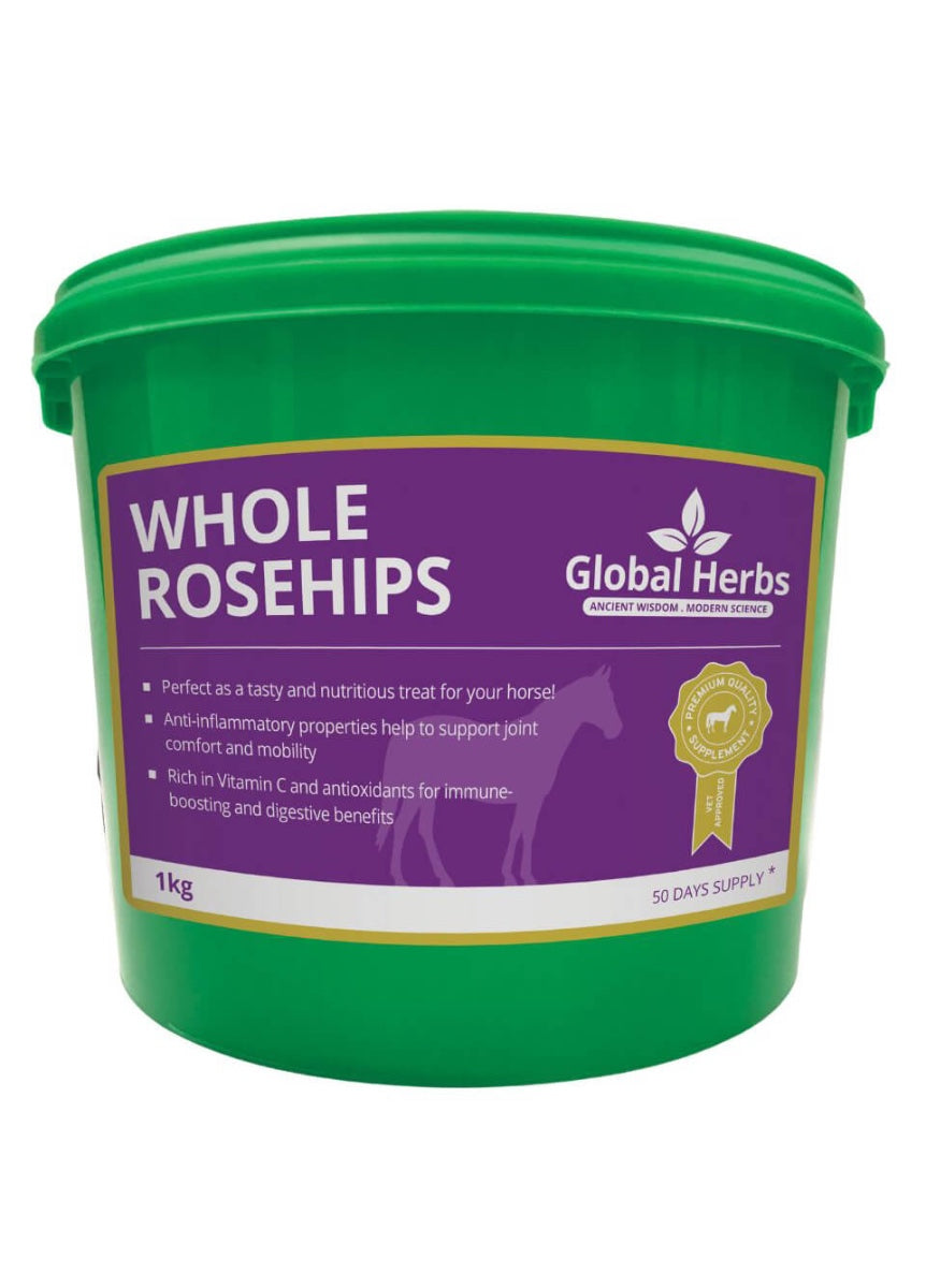 Global Herbs Rosehips Whole Berry - 1kg