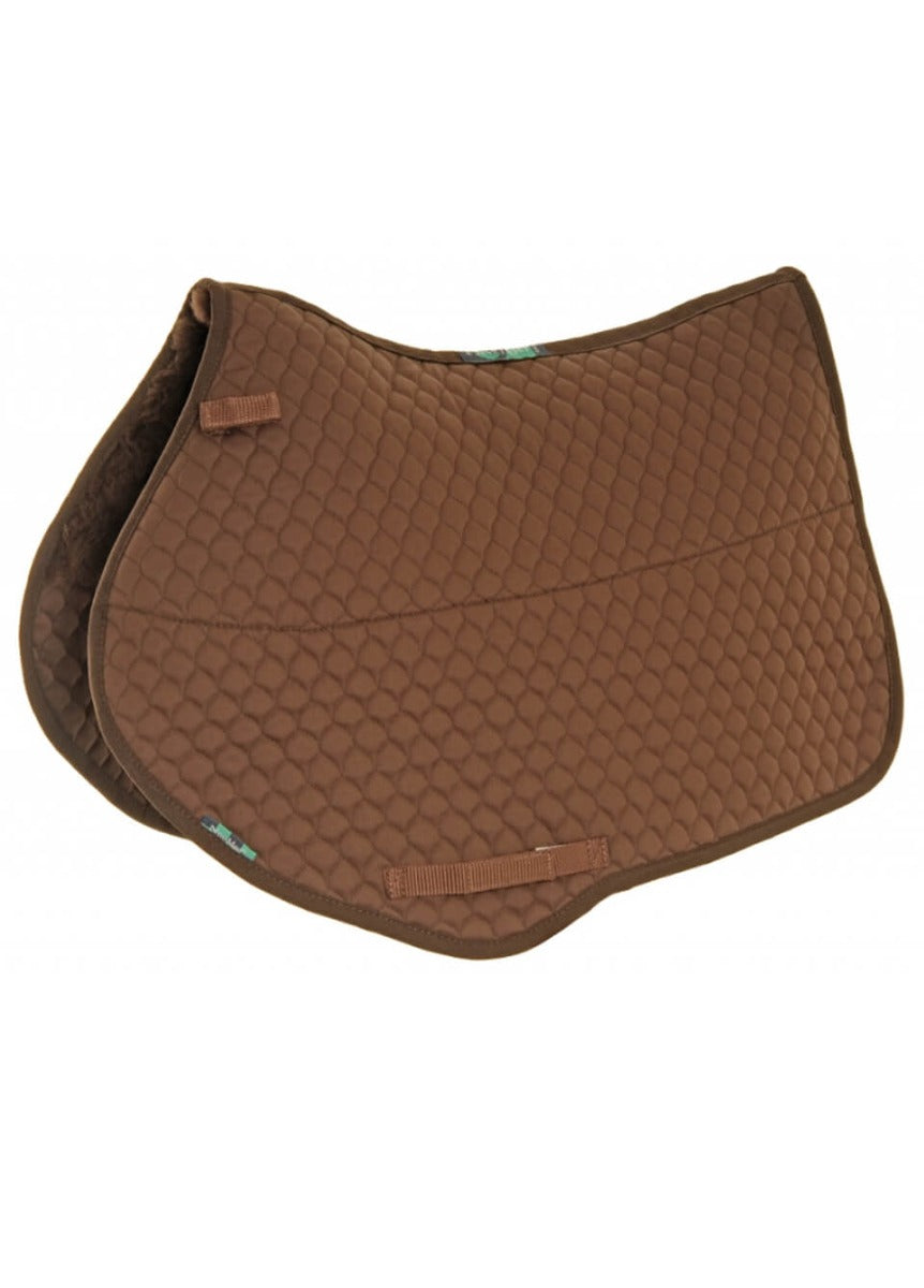 Griffin NuuMed SP01 CC Half-Wool Saddle Pad - Brown