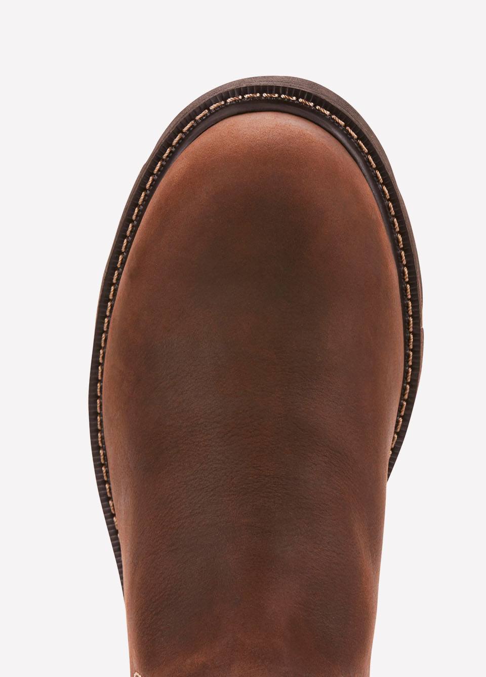 Ariat Mens Groundbreaker Waterproof Steel Toe Work Boots - Dark Brown