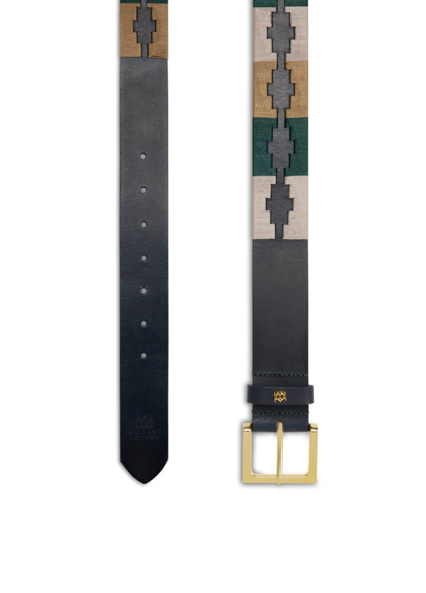 Holland Cooper Equestrian Polo Belt - Ink Navy